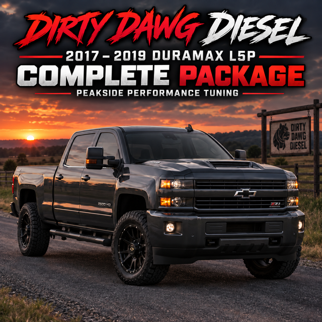 Dirty Dawg Diesel 2017–2019 L5P package with Peakside Performance tuning